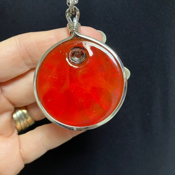 Ocean PendantS (5) + Stainless Steel 29 in Rolo Chain Ocean Wave Lampwork Chain - Picture 8 of 16